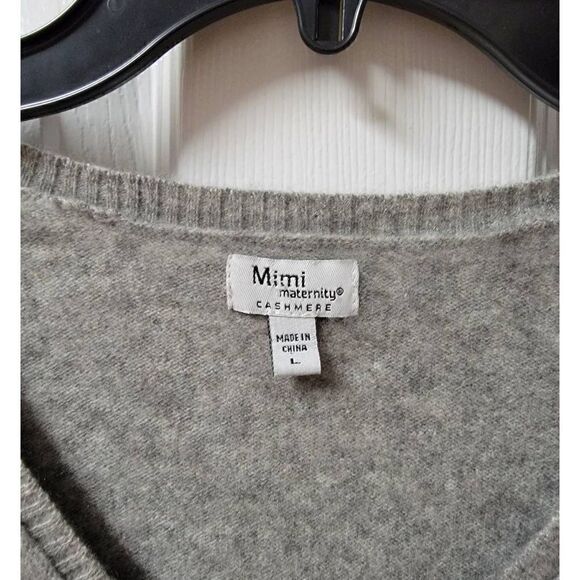 MiMi Maternity Cashmere Sweater L - Picture 3 of 7